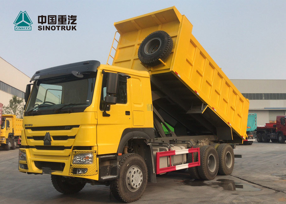SINOTRUK HOWO 371 υψηλής αντοχής φύλλο 6 X 4 φορτηγών απορρίψεων 20CBM βαρέων καθηκόντων