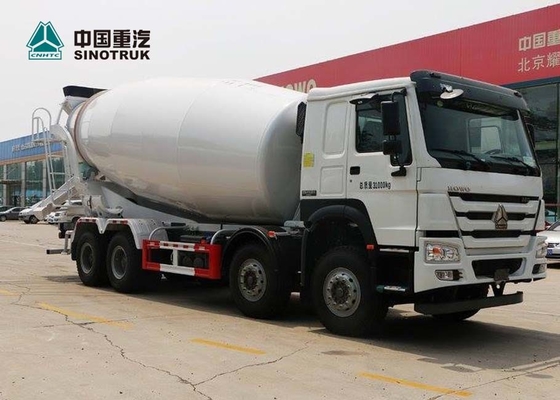 Ανθεκτικές ρόδες φορτηγών 8X4 10CBM 12CBM 12 συγκεκριμένων αναμικτών SINOTRUK HOWO ΕΥΡΟ- 2 371HP