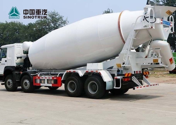 Ανθεκτικές ρόδες φορτηγών 8X4 10CBM 12CBM 12 συγκεκριμένων αναμικτών SINOTRUK HOWO ΕΥΡΟ- 2 371HP