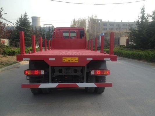 φορτηγό 30T επίπεδης βάσης 6x4 10wheels εμπορευματοκιβωτίων φορτίου 371hp Sinotruk Howo7 με 1 εφεδρική ρόδα