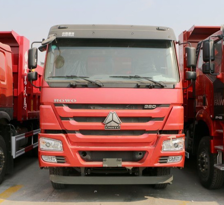 Sinotruk 6x4 10 βαρέων καθηκόντων φορτηγό απορρίψεων ροδών με την ανατροπή της πλατφόρμας σώματος