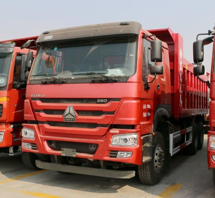Sinotruk 6x4 10 βαρέων καθηκόντων φορτηγό απορρίψεων ροδών με την ανατροπή της πλατφόρμας σώματος
