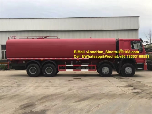 Φορτηγό 25-35CBM 8X4 νερού Sinotruk για τον εξωραϊσμό μεταφοράς νερού Sinotruk Howo