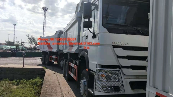Το Howo7 Sinotruk Γκάνα 10 κυλά το φορτηγό απορρίψεων 6x4 για το φορτίο Capcity 371hp 40T