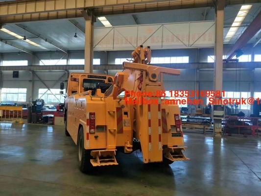 Ρόδες φορτηγών 4x2 6 Sinotruk Howo7 Euro2 10-15T Wrecker με τη δύναμη 336hp
