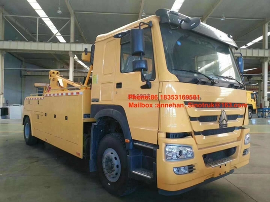Ρόδες φορτηγών 4x2 6 Sinotruk Howo7 Euro2 10-15T Wrecker με τη δύναμη 336hp