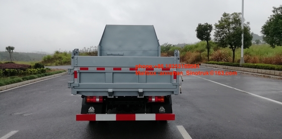 5T νέο ελαφρύ φορτηγό εκπομπής Sinotruk Homan 4x2 6tires Euro3 φορτηγών απορρίψεων stander