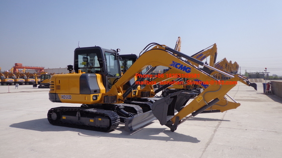XE60D ο ελαφρύς εκσκαφέας καθήκοντος, υδραυλικός εκσκαφέας αντιολισθητικών αλυσίδων με 6T λειτουργεί το βάρος