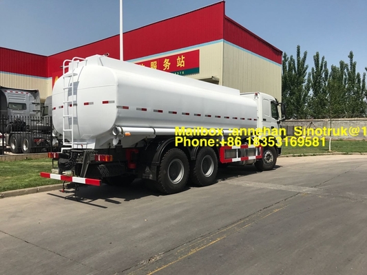 Άσπρο φορτηγό Lhd Zz1257n4347n1 δεξαμενών πετρελαίου φορτηγών 6x4 δεξαμενών καυσίμων Howo A7 Sinotruk