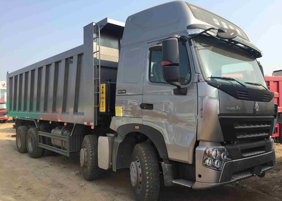 Howo A7 12 πολυασχόλων απορρίψεων ευρο- 4 420hp φορτηγών διπλό αμάξι στεγών αποθηκών υψηλό