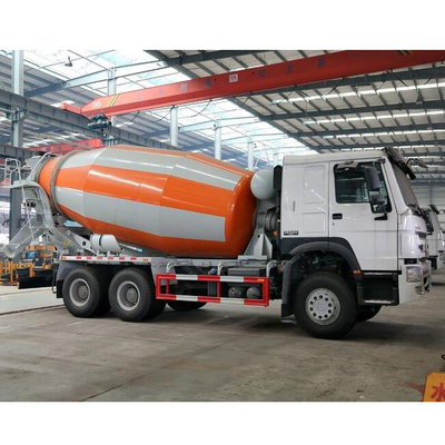 άσπρο χρώμα δεξαμενών 6x4 Lhd συγκεκριμένων αναμικτών 336hp Sinotruk Howo7 10m3 8m3