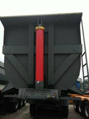 Ημι ρυμουλκό απορρίψεων Howo 40-60t Sinotruk με τη δευτερεύουσα φρουρά και την ηλεκτρική ανοίγοντας τοπ κάλυψη