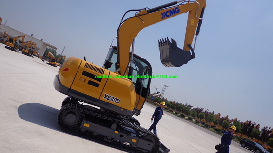 XCMG XE60D 6 μίνι αντιολισθητικών αλυσίδων τόνοι μηχανών εκσκαφέων με το υδραυλικό σύστημα