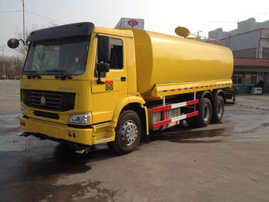 Φορτηγό βυτιοφόρων νερού ροδών 20000L-30000L 336hp LHD Sinotruk Howo7 6x4 10
