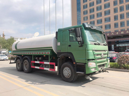 Φορτηγό βυτιοφόρων νερού ροδών 20000L-30000L 336hp LHD Sinotruk Howo7 6x4 10