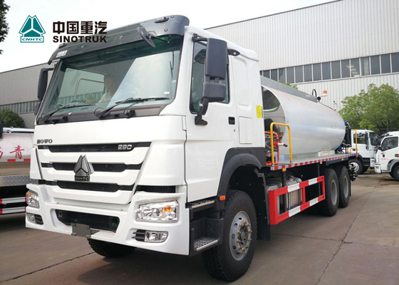 Ψεκαστήρας 10 πίσσας Howo 290hp 4x2 Sinotruk cbm υγρό φορτηγό δεξαμενών ασφάλτου