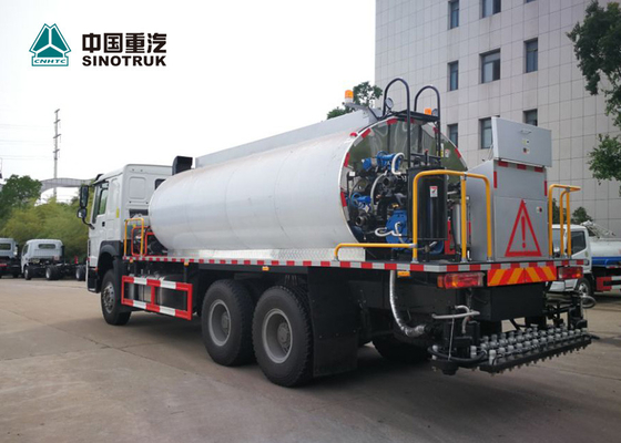 Ψεκαστήρας 10 πίσσας Howo 290hp 4x2 Sinotruk cbm υγρό φορτηγό δεξαμενών ασφάλτου
