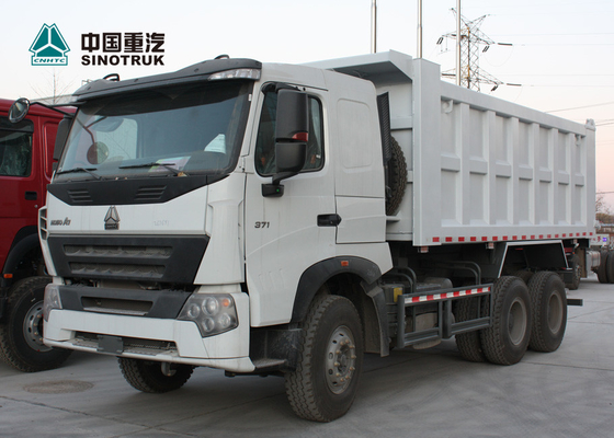 13R22.5 ασωλήνωτο φορτηγό απορρίψεων Sinotruk Howo 6x4 ελαστικών αυτοκινήτου A7 371hp 20CBM
