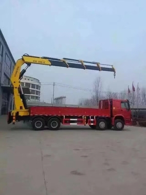 Τοποθετημένος φορτηγό γερανός 12ton φορτίου Howo 8x4 στη υψηλή επίδοση 20 τόνου
