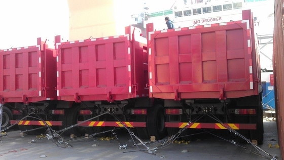 Tipper Howo Sinotruk μέση ανύψωση 6x4 φορτηγών 336hp 18M3 με 10 ρόδες Lhd Euro2