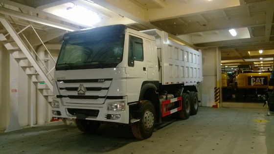 Tipper Howo Sinotruk μέση ανύψωση 6x4 φορτηγών 336hp 18M3 με 10 ρόδες Lhd Euro2