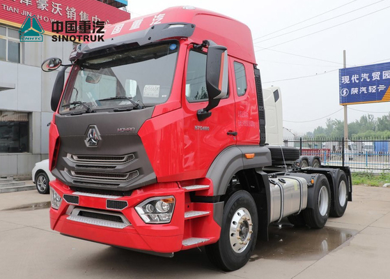 Διπλό φορτηγό τρακτέρ κοιμώμεών N7B 371hp Sinotruk Howo Hohan Sinotruk πρωταρχικό - φορτηγό μετακινούμενων