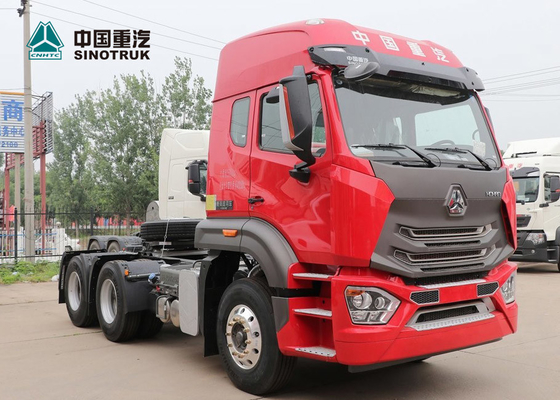 Διπλό φορτηγό τρακτέρ κοιμώμεών N7B 371hp Sinotruk Howo Hohan Sinotruk πρωταρχικό - φορτηγό μετακινούμενων