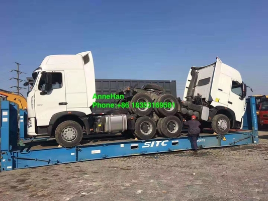 φορτηγό τρακτέρ 6x4 Euro4 420hp Sinotruk HowoA7 με 10wheels Φιλιππίνες