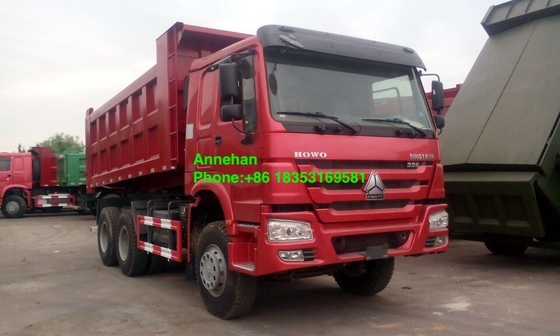 10 φορτηγό απορρίψεων ροδών 18M3 336hp Sinotruk Howo 6x4