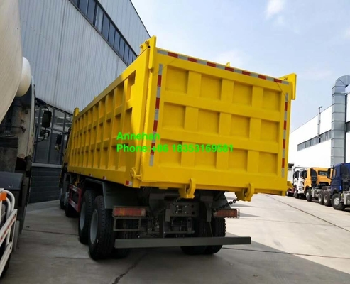 12 φορτηγό απορρίψεων Sinotruk Howo 8x4 καμπινών ροδών Euro2 HW76