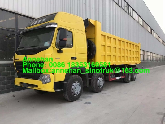 Sinotruk Howo A7 8x4 12 βαρέων καθηκόντων φορτηγό απορρίψεων ροδών 30M3