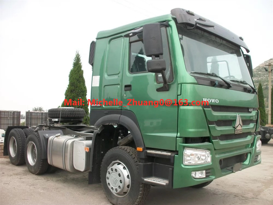 Ευρο- 2 κεφάλι τρακτέρ Sinotruk Howo 6x4 πρωταρχικό - φορτηγό μετακινούμενων