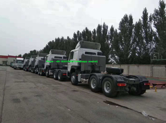 φορτηγό τρακτέρ ροδών Euro2 Howo 371hp 420hp 6x4 10