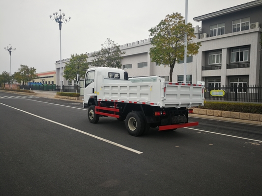 μέσο ευρο- 2 Sinotruk εμπορικό σήμα φορτηγών απορρίψεων 8Ton 4x4 ZZ1047E2815B180 Homan