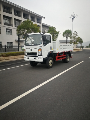 μέσο ευρο- 2 Sinotruk εμπορικό σήμα φορτηγών απορρίψεων 8Ton 4x4 ZZ1047E2815B180 Homan