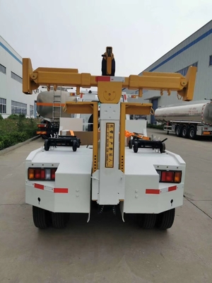 ISUZU 5 ελαφριών Wrecker τόνοι φορτηγών ρυμούλκησης για την οδική διάσωση πόλεων με τη χειρωνακτική αποδοτικότητα λειτουργίας κιβωτίων ταχυτήτων υψηλή