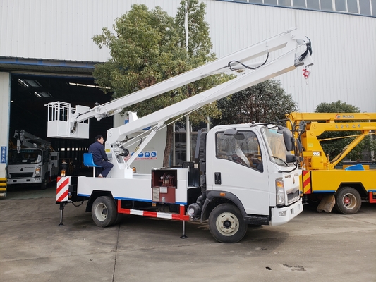 Howo 4x2 που 5 HLW5050GJKE εναέριων εργασίας φορτηγών τόνοι φορτηγών Sinotruk εναέριων