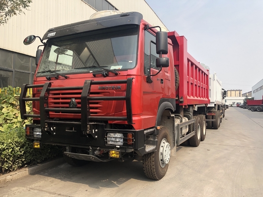 HF9 φορτηγό απορρίψεων τυμπάνων 300L Howo 6x4 με το στρατιωτικό προφυλακτήρα