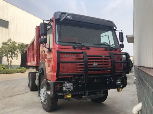 HF9 φορτηγό απορρίψεων τυμπάνων 300L Howo 6x4 με το στρατιωτικό προφυλακτήρα