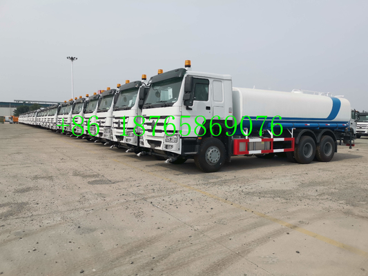 1500L Sinotruk Howo 10 φορτηγό δεξαμενών νερού ροδών 6x4 336hp