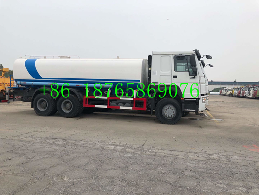 1500L Sinotruk Howo 10 φορτηγό δεξαμενών νερού ροδών 6x4 336hp