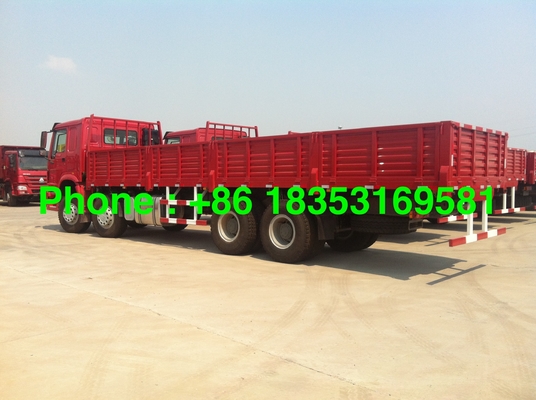 ευρώ 2 50T Howo 7 371hp 8x4 LHD βαρύ φορτηγό φορτίου