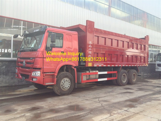 Βαρέων καθηκόντων Sinotruk HOWO 6x4 30 Tipper τόνοι φορτηγών απορρίψεων