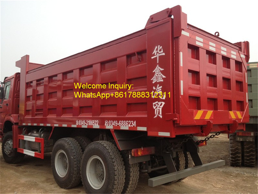 Βαρέων καθηκόντων Sinotruk HOWO 6x4 30 Tipper τόνοι φορτηγών απορρίψεων
