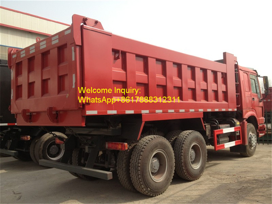 Βαρέων καθηκόντων Sinotruk HOWO 6x4 30 Tipper τόνοι φορτηγών απορρίψεων