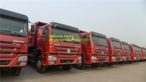 Βαρέων καθηκόντων Sinotruk HOWO 6x4 30 Tipper τόνοι φορτηγών απορρίψεων