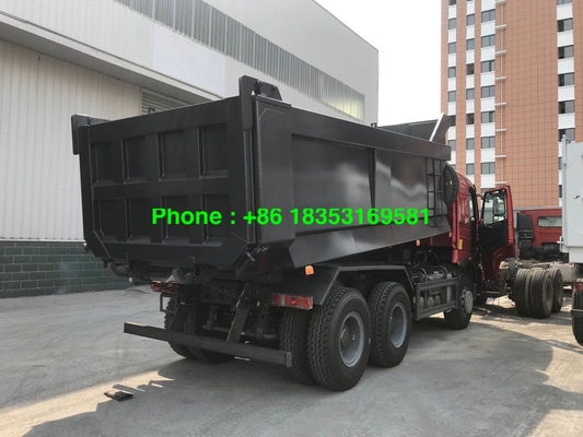 Tipper 4 10 ροδών 380hp LHD ευρο- φορτηγό για τη μεταλλεία