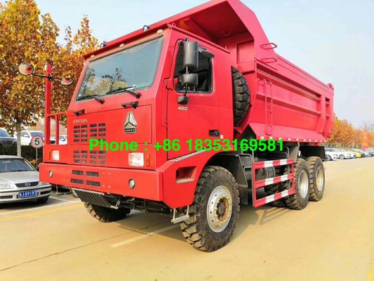 Φορτηγό απορρίψεων μεταλλείας ZZ5707S3840AJ 63Km/h 371hp LHD 70T