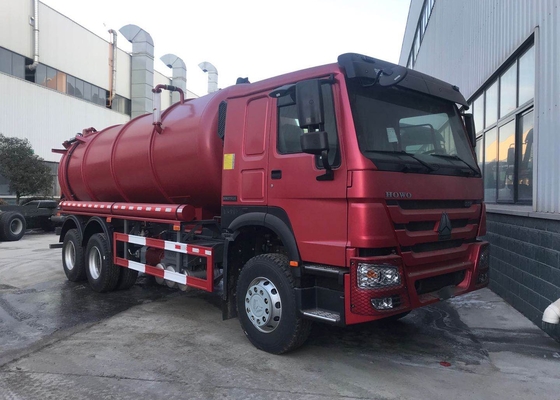 Κενό φορτηγό αναρρόφησης λυμάτων SINOTRUK HOWO 6X4 336hp