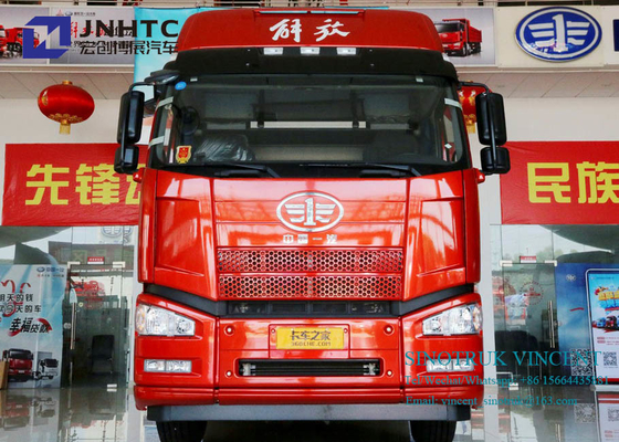 Ευρο- 2 350hp 10 φορτηγό τρακτέρ ροδών 6x4 Faw J6P με τις διπλές αποθήκες